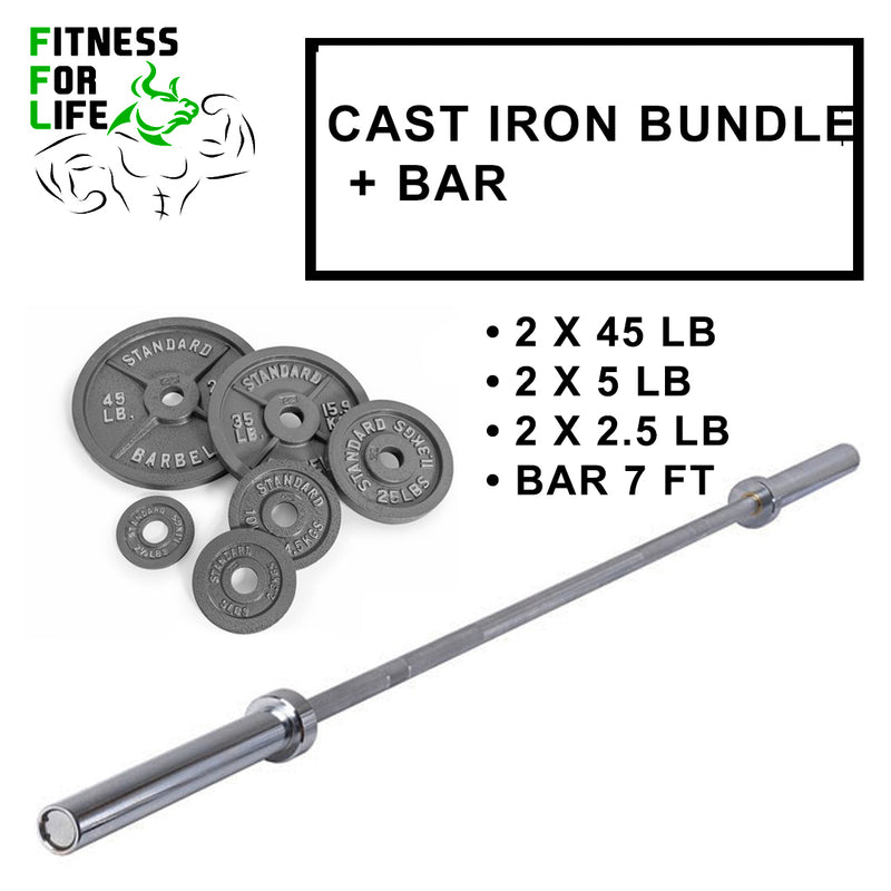 Load image into Gallery viewer, Iron Cast Plates Bundle + bar

