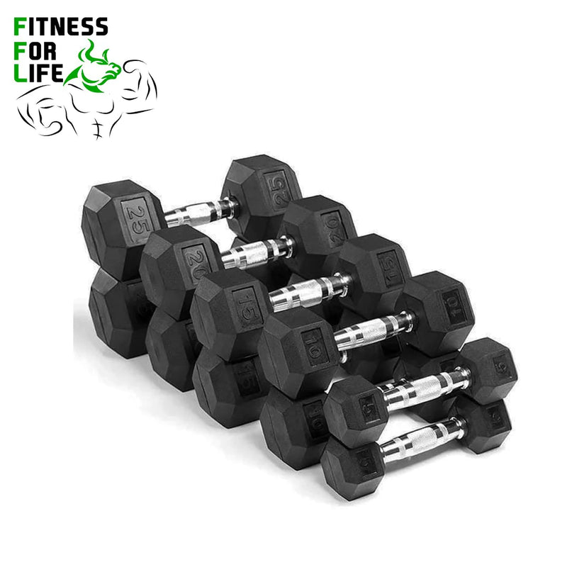 Load image into Gallery viewer, 460 lb HEX Dumbbells set + Rack
