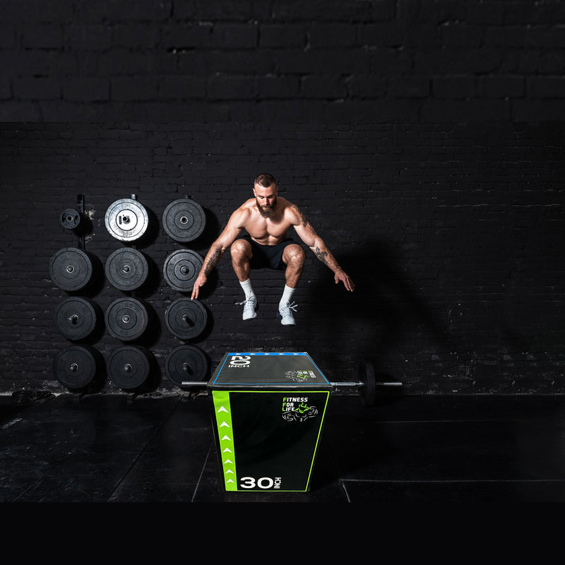 Load image into Gallery viewer, 3 in 1 Plyometric Foam Jump Box - 20" 24" 30
