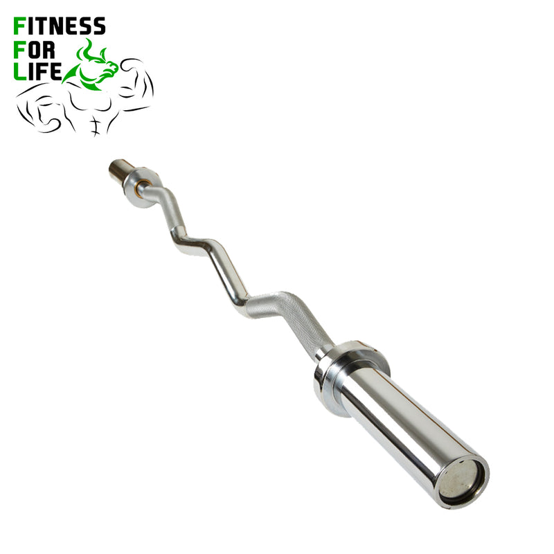 Load image into Gallery viewer, EZ curl bar olympic 5 ft (with bearings)
