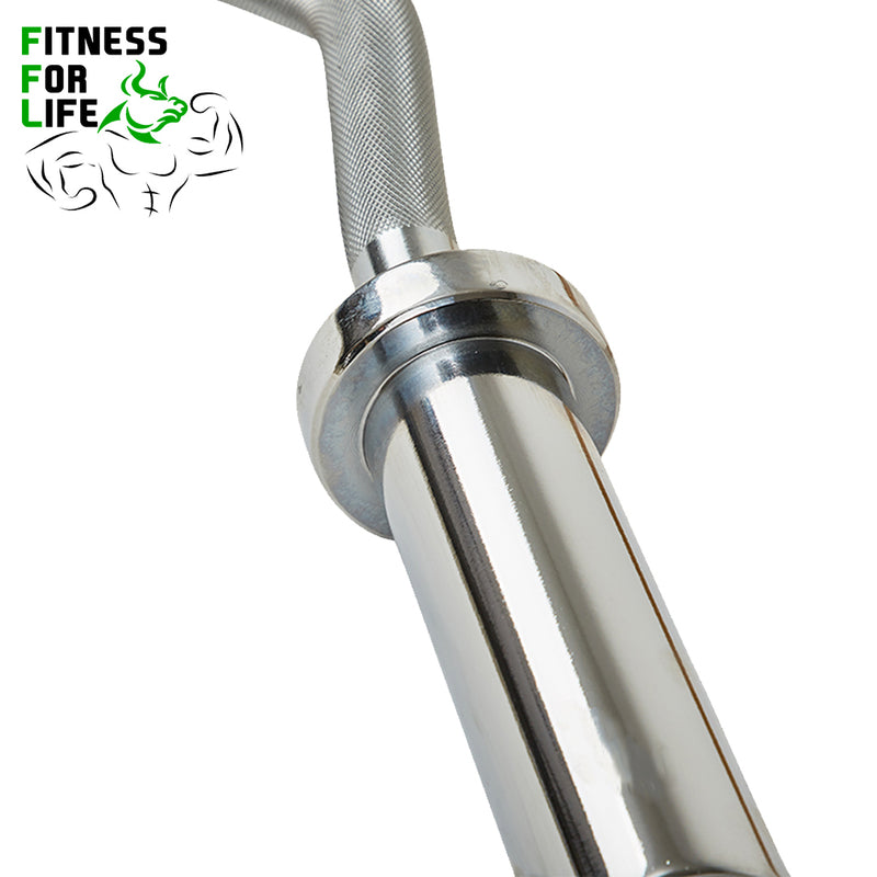 Load image into Gallery viewer, EZ curl bar olympic 5 ft (with bearings)
