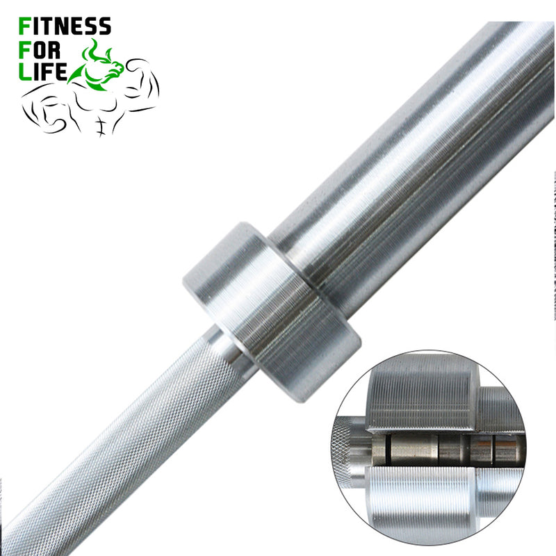 Load image into Gallery viewer, Olympic 7 ft Barbell 2" Chrome, 28mm (With bearings)
