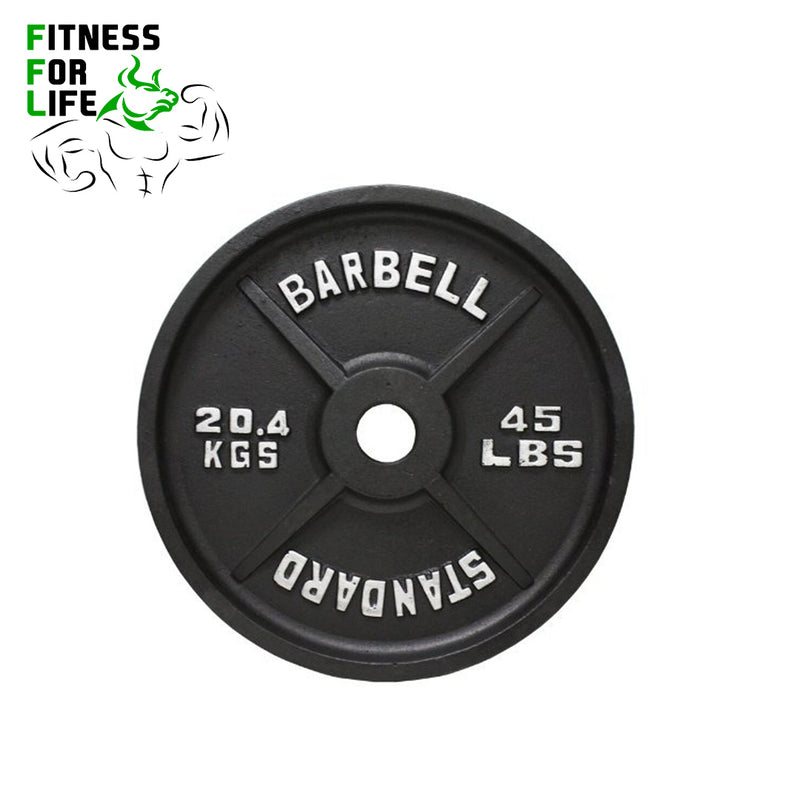 Load image into Gallery viewer, 140 lb Iron Cast Plates Bundle + bar
